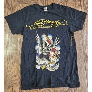 Vintage Ed Hardy By Christian Audigier Shirt Small T Y2K Eagle